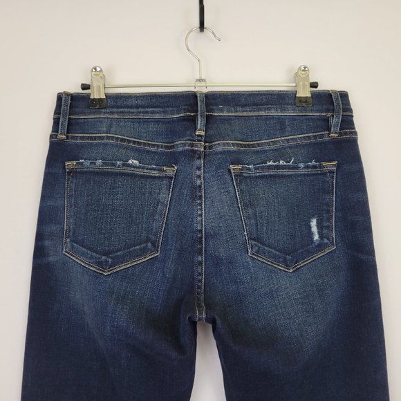 Frame Denim Garcon Relaxed Boyfriend Distressed Jean, Caribou Dark - Picture 7 of 14